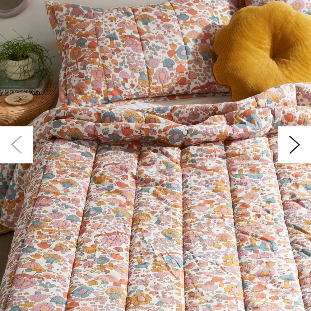 Urban Outfitters Quilt & Shams
